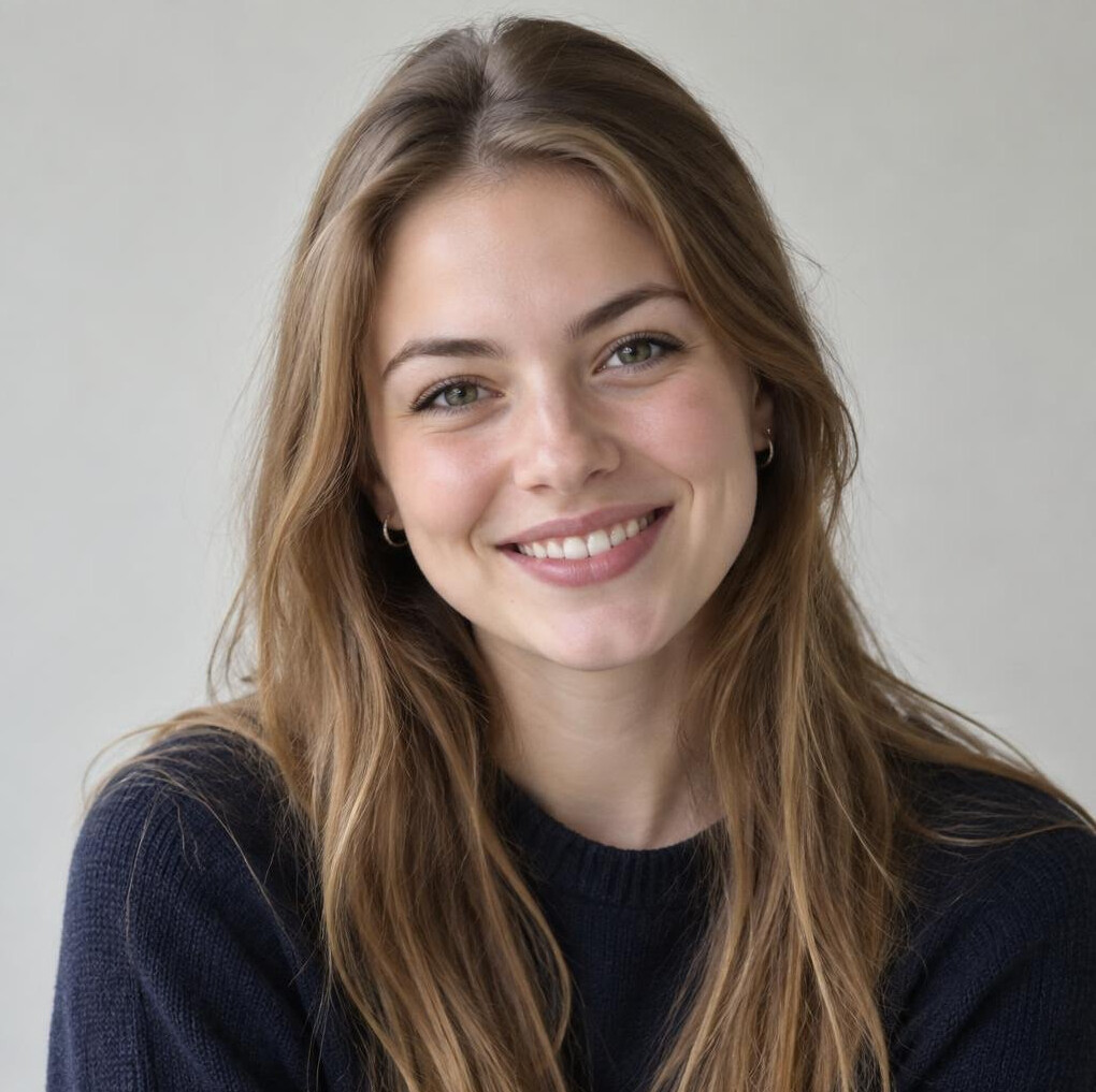 Casual portrait of a smiling young Czech woman alumna